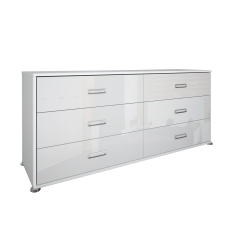 Комод 6Ящ Белла / Bella Глянец белый MiroMark BL-66-WB