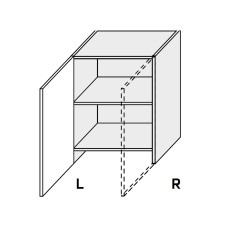 Кухонная секция Миллениум WG верхняя 60ВВТ/860 1дв Вытяжка Телескоп Левая ML-476W/01L MiroMark