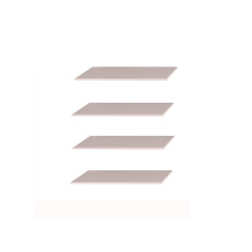 Полки короткие 4Шт Шкаф 3Дв / MiroMark OP-30-WB