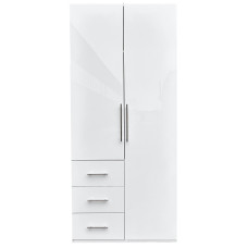 Шкаф 2Дв 3Ящ Магнум / Magnum Глянец Белый MG-12-WB
