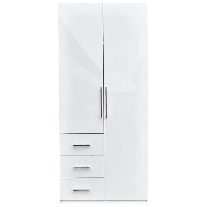 Шафа 2Дв 3Ящ Магнум / Magnum Глянець Білий MG-12-WB