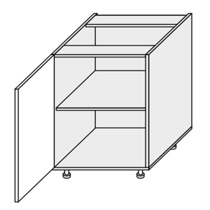 Кухонна секція Лео нижня 60Н/820 1дв LE-060W/06 MiroMark