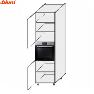 Кухонная секция Валенсия Пенал 60ПД/2320 Духовка Pro Blum VL-866W/9003 MiroMark Кухонная секция Валенсия Пенал 60ПД/2320 Духовка Pro Blum VL-866W/9003 MiroMark