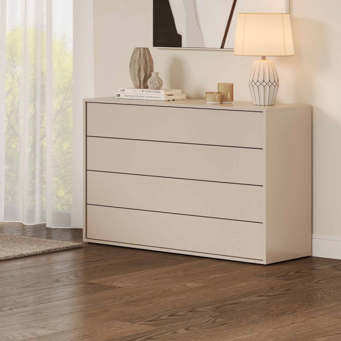 Комод 4Ящ Бруно / Bruno Кашемир MiroMark BR-64-CM