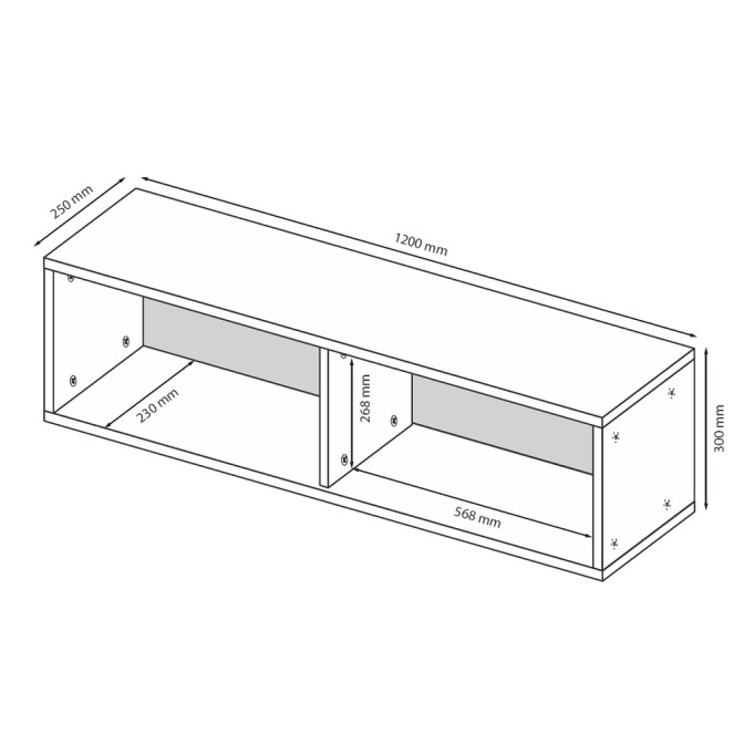 Полка книжная Асти MiroMark купить