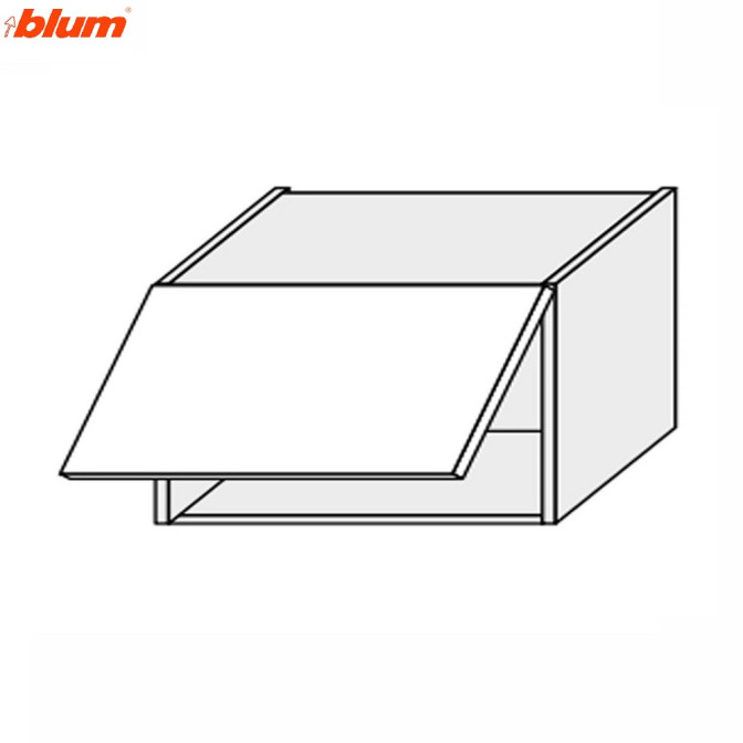 Кухонна секція Валенсія верхня 60В/360 1дв Aventos Pro Blum VL-161W/9003 MiroMark