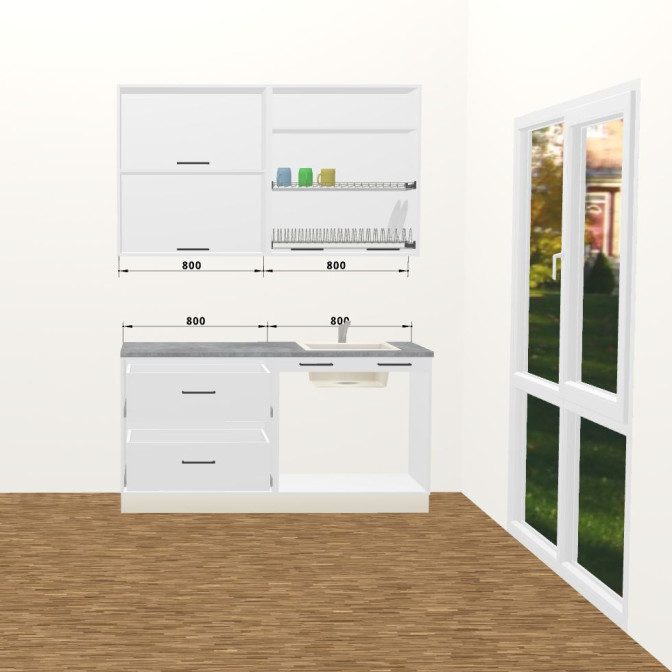 Кухня Вінтаж 1,6 м В 900 Стандарт MiroMark