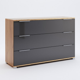 Комод 3Ящ Рамона / Ramona Дуб Крафт - Мат Лава MiroMark RA-63-LV