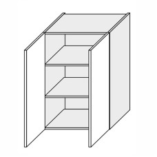 Кухонная секция Лео верхняя 80В/900 2дв LE-580W/06 MiroMark