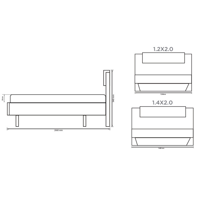 Ліжко Місяць БК MiroMark купити