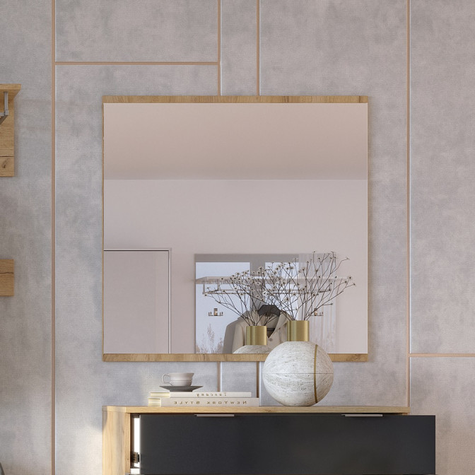 Дзеркало 800x800 Місяць / Luna Дуб Крафт MiroMark LN-840-LV