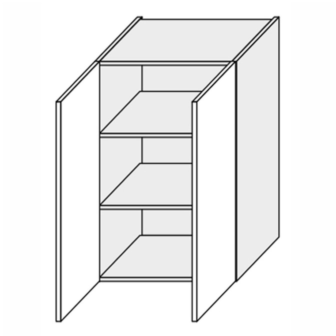 Кухонная секция Лео верхняя 60В/900 2дв LE-561W/06 MiroMark