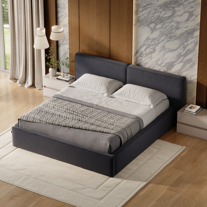 Кровать Мягкая обивка с подъёмным механизмом 1,6х2,0 Дуо / Duo MiroMark SF-46-DU