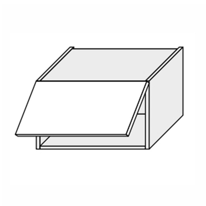 Кухонная секция Мери верхняя 45В/450 1дв Газ Лифт MR-342W/9003gl MiroMark