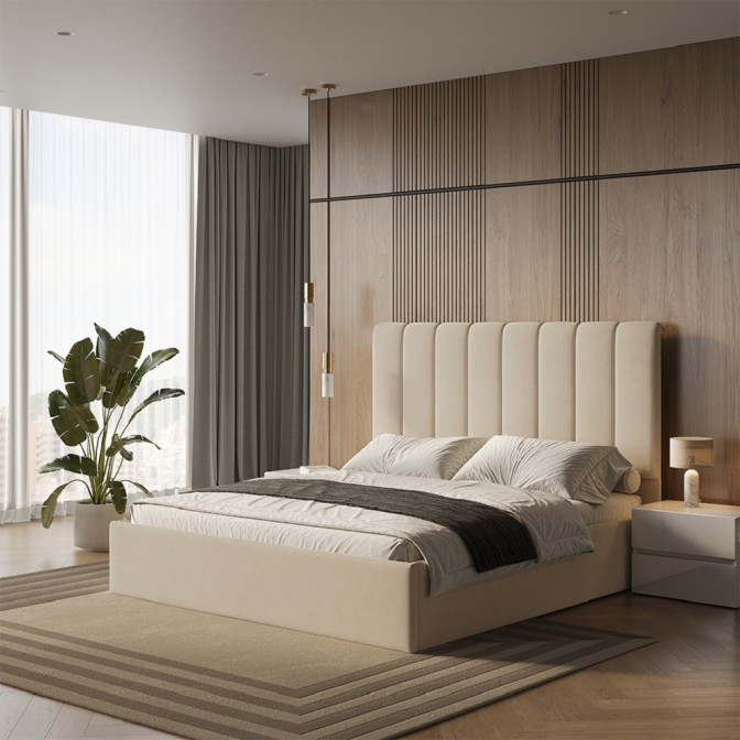 Кровать Мягкая обивка с подъёмным механизмом 1,8x2,0 Диана / Diana MiroMark SF-48-DA