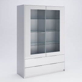 Сервант 2Дв Рома / Roma Глянець Білий MiroMark RM-112-WB