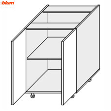 Кухонная секция Винтаж нижняя 60Н/820 2дв Pro Blum VN-071W/9003 MiroMark