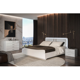 Модульна спальня Белладжіо / Bellagio Глянець Білий MiroMark