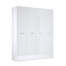 Шкаф 4Дв Белладжио / Bellagio Глянец Белый MiroMark BD-24-WB