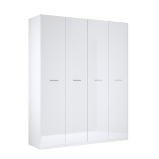 Шкаф 4Дв Белладжио / Bellagio Глянец Белый MiroMark BD-24-WB