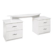 Столик туалетный 4Ящ Прованс / Provence Глянец Белый MiroMark PV-74-WB