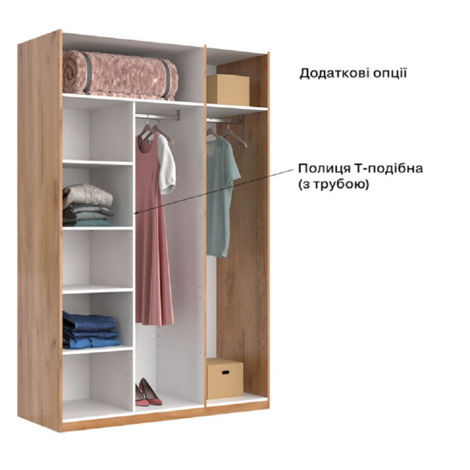 Шафа Прованс 3Дв без дзеркал MiroMark купити