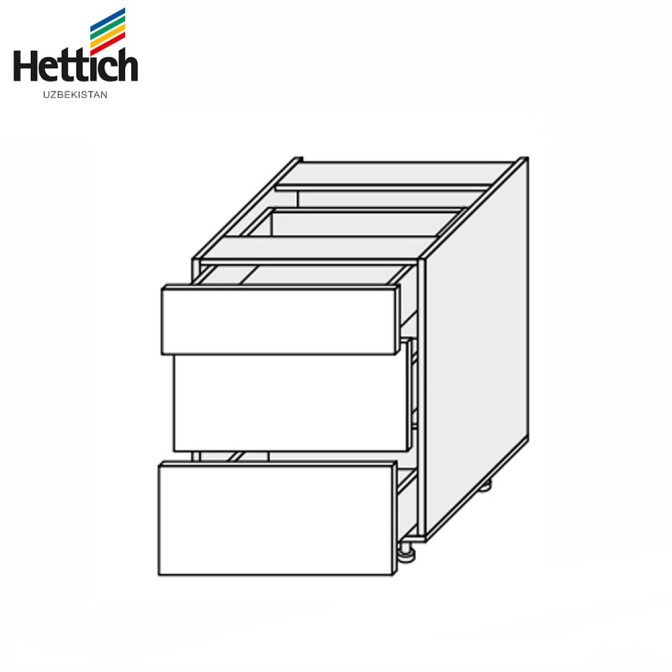 Кухонна секція Міленіум WG нижня 60Н3ШХ/820 Pro Hettich ML-065W/01 MiroMark