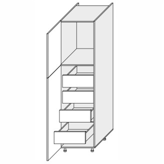 Кухонна секція Лео Пенал 60ПЗ/2140 Для запасів LE-768W/06 MiroMark