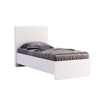 Кровать с каркасом 0,9x2,0 Фемели / Family Глянец Белый MiroMark FM-31-WB