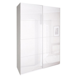 Шкаф-купе 1,5x2,4 Белла / Bella Глянец Белый MiroMark BL-83-WB