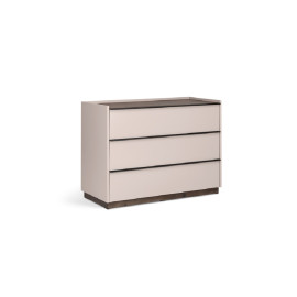 Комод 3Ящ Тоффи / Toffee Супермат Тоффи - Орех Макадамия MiroMark TF-63-TF