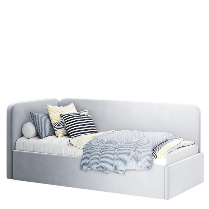 Ліжко Хеппі з мяким узголівям та каркасом MiroMark купити