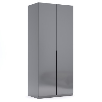 Шкаф 2Дв Тео / Teo Мат Антрацит-Мат Графит MiroMark TO-22-AG