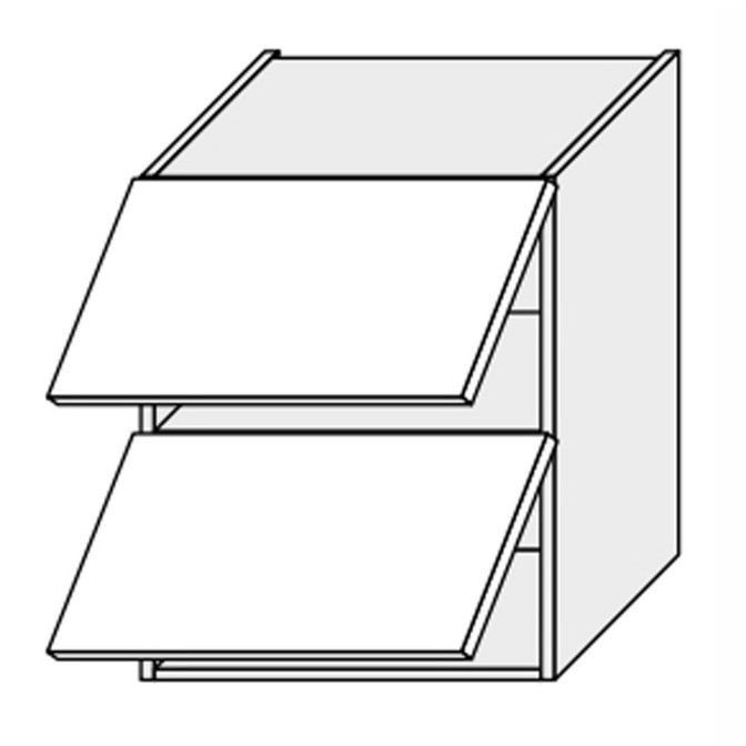 Кухонная секция Миллениум WG верхняя 60В/720 2дв Газ Лифт ML-462W/01 MiroMark