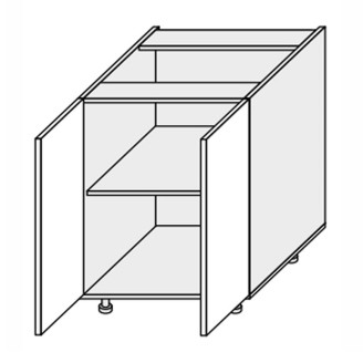 Кухонная секция нижняя Миллениум 80Н/820 2дв ML-080W/9003 MiroMark Кухонная секция нижняя Миллениум 80Н/820 2дв ML-080W/9003 MiroMark