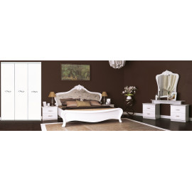 Комплект в спальню 3Дв Прованс / Provence Глянець Білий MiroMark