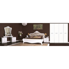 Комплект в спальню 4Дв Прованс / Provence Глянец Белый MiroMark