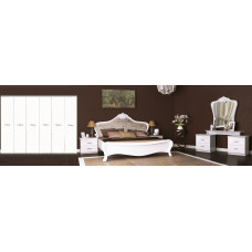 Комплект в спальню 6Дв Прованс / Provence Глянец Белый MiroMark