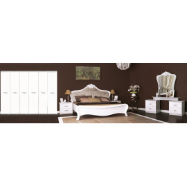 Комплект в спальню 6Дв Прованс / Provence Глянець Білий MiroMark