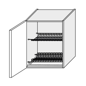 Кухонна секція Лео верхня 60ВС/720 1дв Сушка LE-470W/06 MiroMark