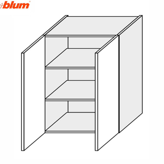 Кухонная секция Винтаж верхняя 60В/720 2дв Pro Blum VN-469W/9003 MiroMark