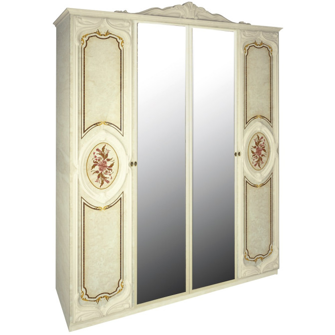 Комплект спальні Реджина 4Дв Шафа 4Дв Ліжко 1,6 Тумба 2Шх 2шт Комод 4Шх Дзеркало MiroMark купити