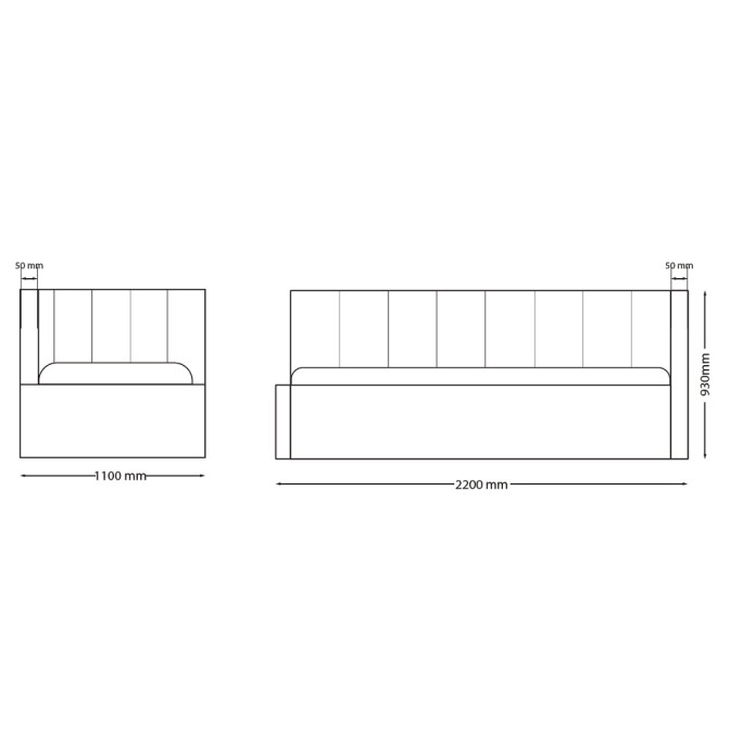 Кровать Мягкая обивка 0,9х2,0 Шайн / Shine MiroMark SF-31-SN