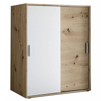 Комод 2Дв Кейс / Case Дуб Артизан - Белый MiroMark 38311T2M