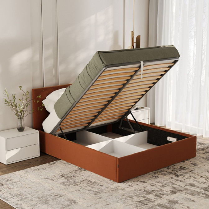 Кровать Мягкая обивка с подъёмным механизмом 1,8х2,0 Катрин / Katrin MiroMark SF-48-KR