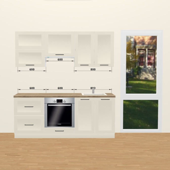 Кухня Вінтаж 2,0 м У 720 Pro MiroMark