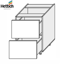 Кухонна секція Валенсія нижня 60Н2ШХ/820 Pro Hettich VL-063W/9003 MiroMark