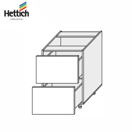 Кухонная секция нижняя Миллениум 60Н2ШХ/820 Pro Hettich ML-063W/9003 MiroMark
