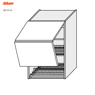 Кухонна секція Міленіум WG верхня 60ВС/900 2дв Сушка Aventos Pro Blum + Rejs ML-574W/01 Кухонна секція Міленіум WG верхня 60ВС/900 2дв Сушка Aventos Pro Blum + Rejs ML-574W/01