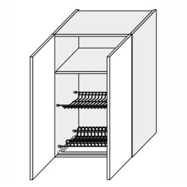 Кухонна секція Міленіум верхня 60ВС/900 2дв Сушка ML-564W/9003 MiroMark